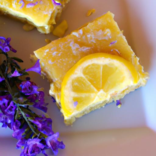Delightful Lavender Lemon Bars: A Refreshing Recipe Adventure