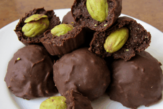 Pistachio-Filled Chocolate