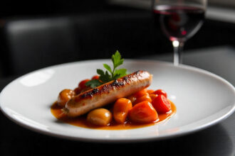 Zesty Turkey Sausage and Peppers