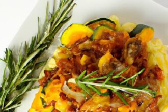 Heartwarming Polenta with Vibrant Vegetable Ragu Delight