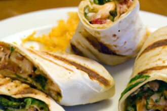 Cheesy Garlic Chicken Wraps : Easy & Flavorful Dinner Recipe