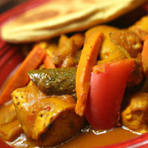 Savor the Flavors: Trinidadian Curry Chicken & Roti Delight
