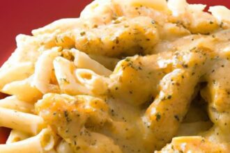 Flavorful Cajun Alfredo Pasta Topped with Crispy Chicken Delight
