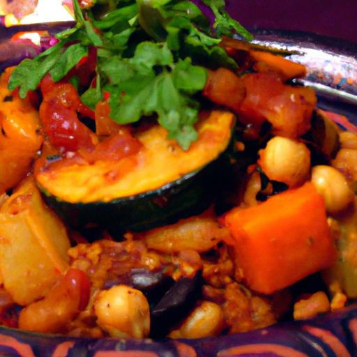 Delightful Vegetarian Tagine: A ⁢Flavorful Moroccan Adventure