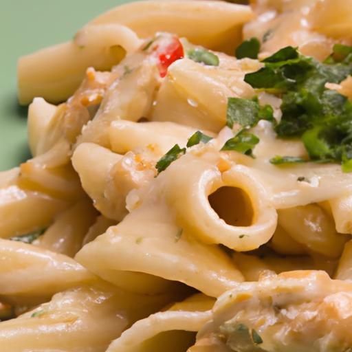 Flavorful Cajun Alfredo Pasta Topped with Crispy Chicken Delight