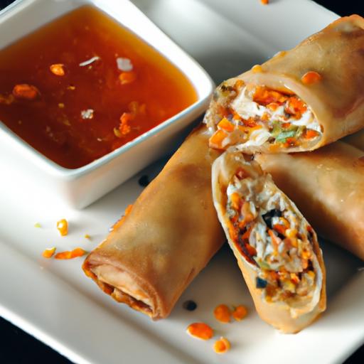 Crunchy Buffalo Chicken egg Rolls: A Flavorful Twist!