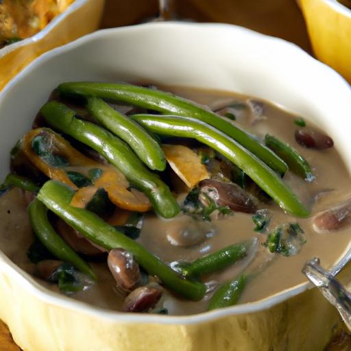 Reviving tradition:‍ Cream of Mushroom Green ‌Bean Casserole