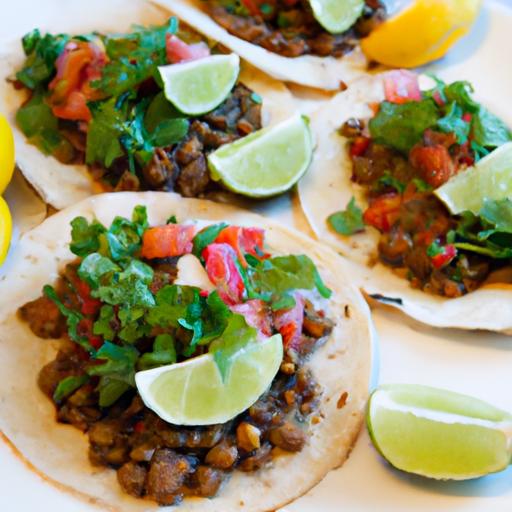Delicious Lentil tacos with Salsa: A Flavorful Twist