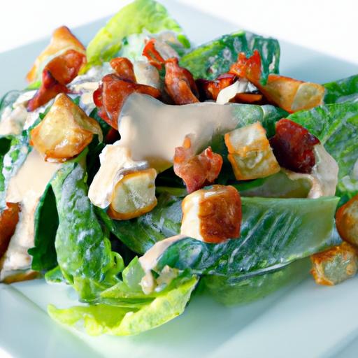 Delicious Chicken Caesar Salad: Crouton-Free and Flavor-packed!