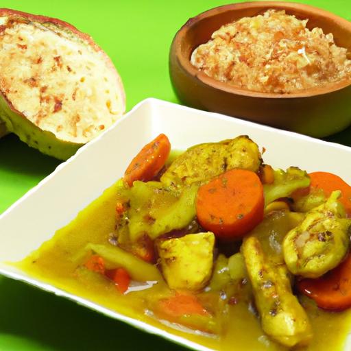 Savor the Flavors: Trinidadian Curry Chicken & Roti Delight
