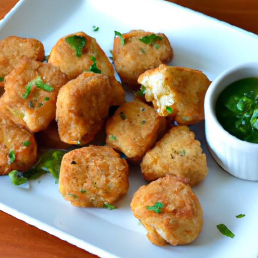 Deliciously Baked Tofu Nuggets: A Savory Snack Sensation!