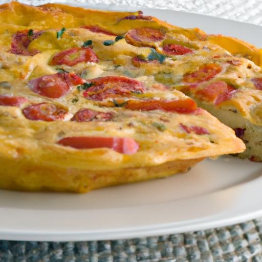 Whisking Up Delight: A Fresh Tomato Basil Frittata Recipe