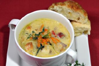 Comfort in a Bowl: Low Carb Chicken Pot Pie Soup Recipe