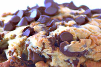 Deliciously Huge: The Ultimate Giant Chocolate Chip Cookie Cake