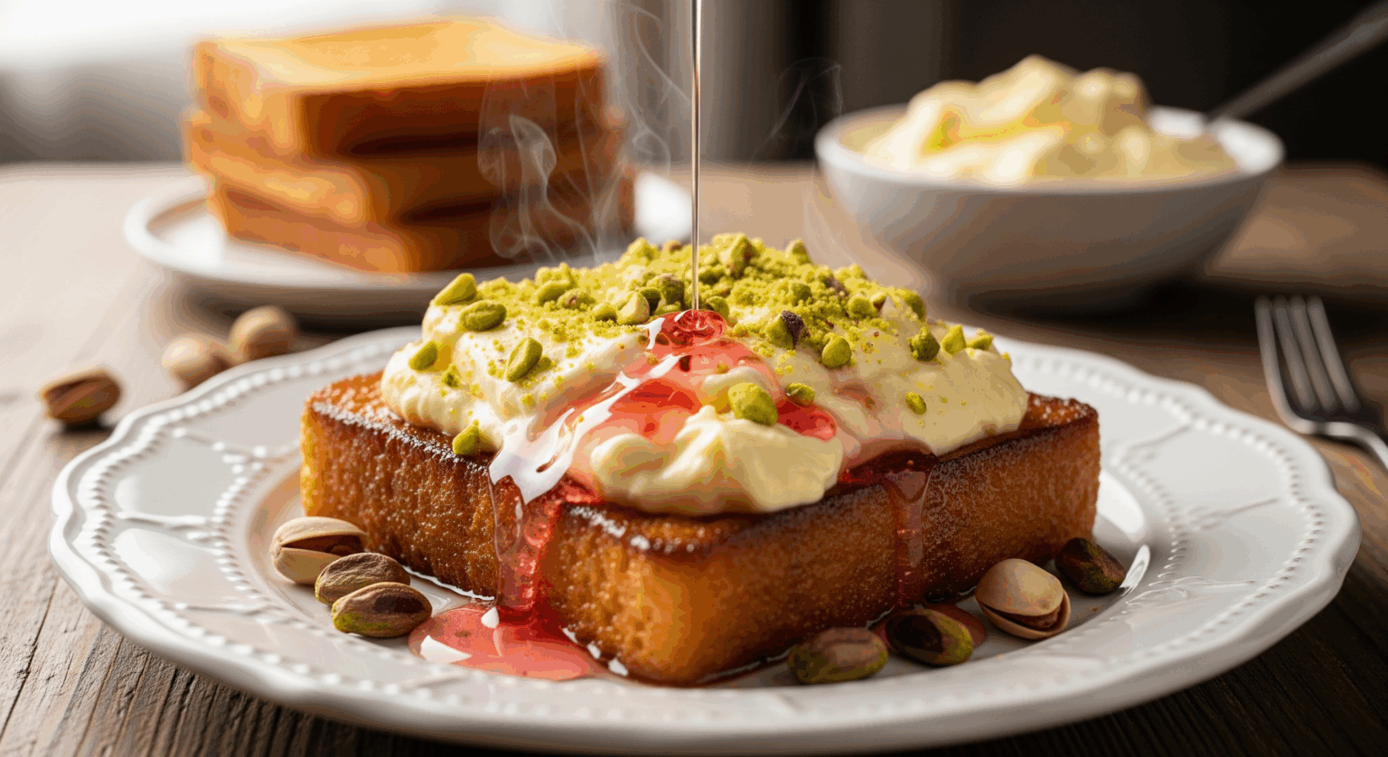 Aish El Saraya: A Luxurious Middle Eastern Sweet Toast Dessert