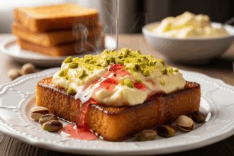 Aish El Saraya: A Luxurious Middle Eastern Sweet Toast Dessert