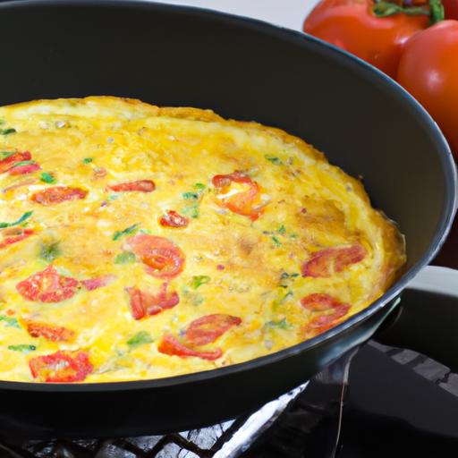 Whisking Up Delight: A Fresh Tomato Basil Frittata Recipe