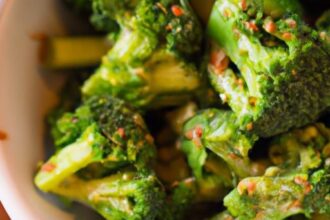 Deliciously Roasted Broccoli: Elevate with Creamy Basil Bliss!