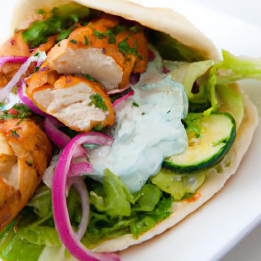 Unveiling the Perfect Chicken Gyro with Tzatziki Delight!