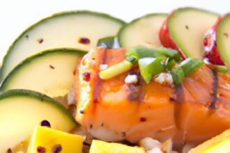 Savor the Flavor: BBQ Salmon Bowls with Mango Avocado Salsa
