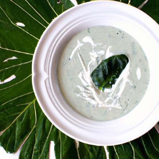 Delightful Callaloo Soup: A Creamy Coconut Milk Fusion