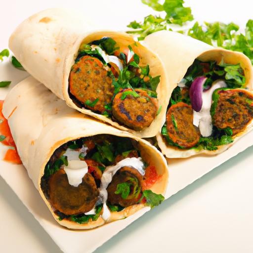 Deliciously Baked Falafel Manakish Wraps: A Healthy Twist!