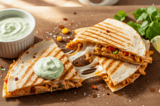 Cheesy Chicken Quesadilla