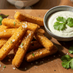 Crunchy Keto Avocado Fries: A Guilt-Free Baked Delight!