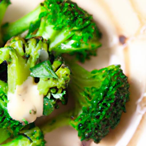 Deliciously Roasted Broccoli: Elevate with Creamy basil Bliss!