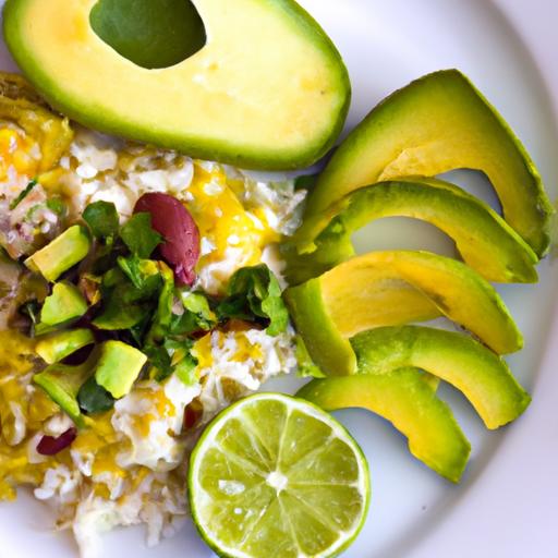 Zesty avocado Citrus Salsa paired with Crispy Garlic Rice