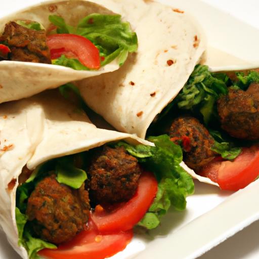 Deliciously Baked Falafel Manakish Wraps: A Healthy Twist!