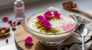 Dairy-Free Muhallabia: A Creamy Middle Eastern Pudding