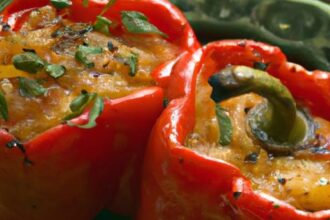Creamy Stuffed Peppers: A Hearty, Cheesy, and Family-Friendly Meal