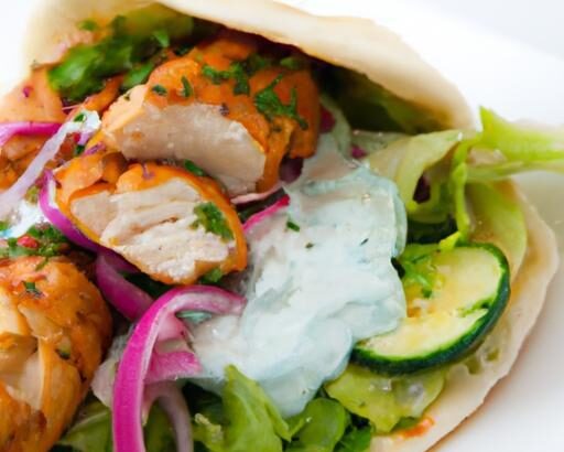 Unveiling the Perfect Chicken Gyro with Tzatziki Delight!