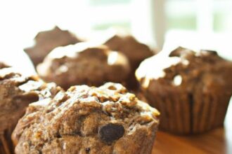 Deliciously Wholesome: Choco-Banana Oatmeal Muffins Recipe