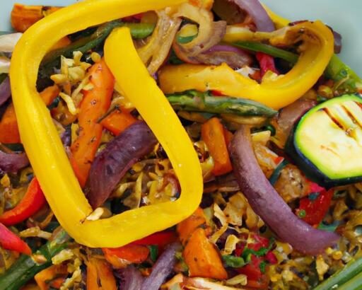 Wholesome Delight: Freekeh Salad with Roasted Veggies