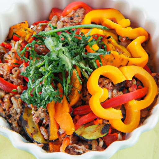 Wholesome Delight: Freekeh Salad with Roasted Veggies