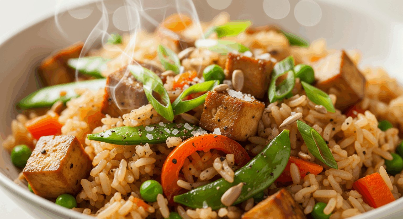 Protein-Packed Vegetarian Fried Rice: An Easy, Flavorful 20-Minute Meal