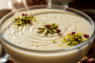 Dairy-Free Muhallabia: A Creamy Middle Eastern Pudding