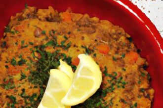 Zesty Lentil Shepherd’s Pie: A Cheesy Paprika Delight