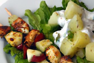 Easy Keto Greek Chicken Souvlaki: A Grilled, and Flavorful Low-Carb Meal