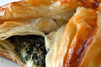 Deliciously Flaky: The Art of Spinach Spanakopita Puff Pastry