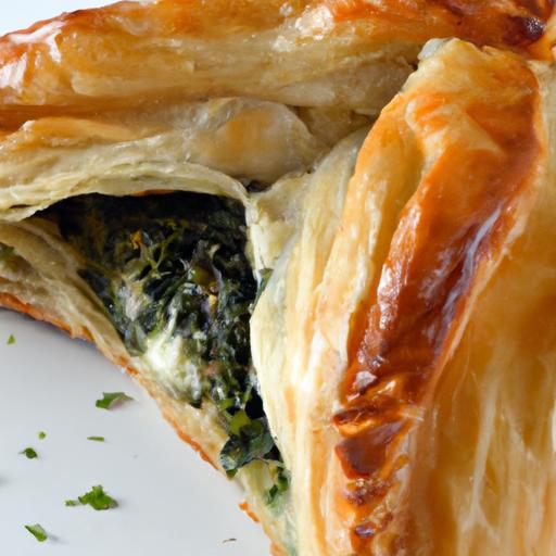 Deliciously Flaky: The Art of Spinach Spanakopita Puff Pastry