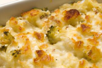 Cheesy Cauliflower Bake: A Low-Carb, Keto-Friendly, and Easy Comfort Food