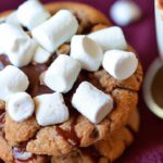 Indulge in Cozy Hot Cocoa Cookies Topped with Marshmallows!