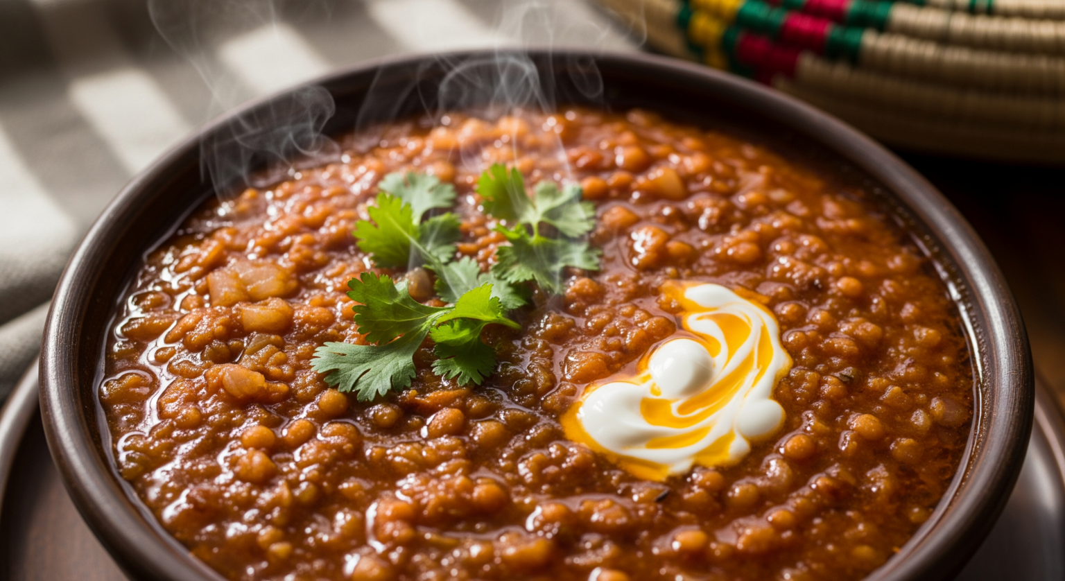Easy Misir Wot: A Simple, Traditional Ethiopian Red Lentil Stew
