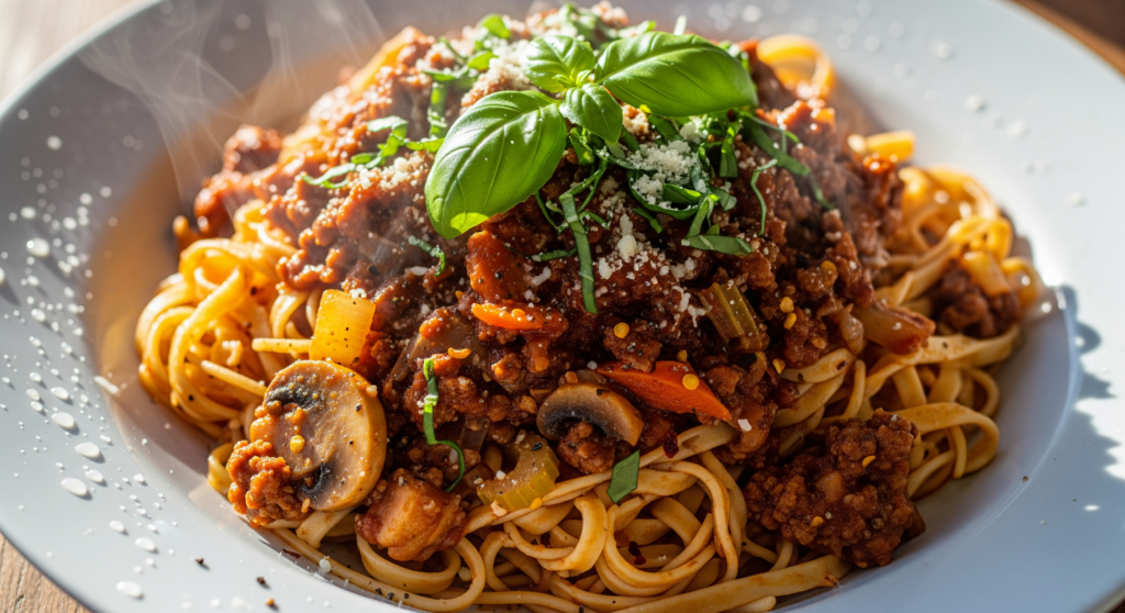 Vegan Mushroom Bolognese: A Hearty, Rich, and Easy Plant-Based Pasta Sauce