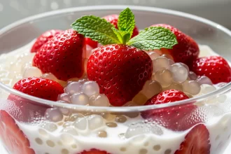 Cool Off with Strawberry Sago: A Refreshing Delight
