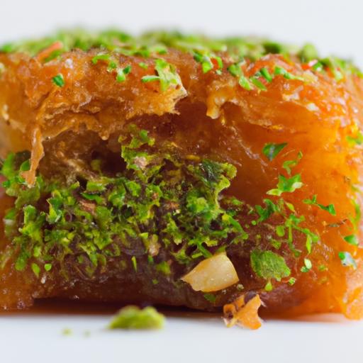 Delight in every Bite: Pistachio-Stuffed Golden Konafa