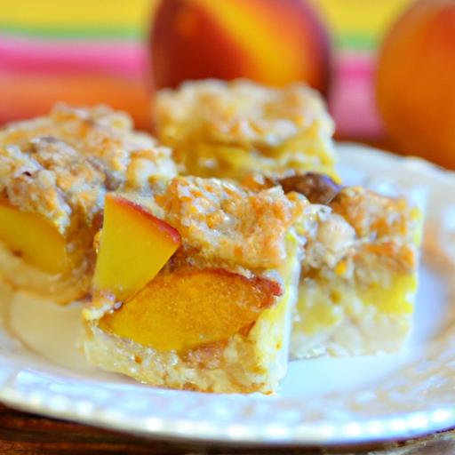 Sweet Summer Delight: ⁢Easy ⁢Peach Crumb Bars Recipe!